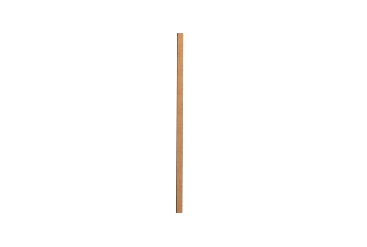 a long wooden stick on a white background .