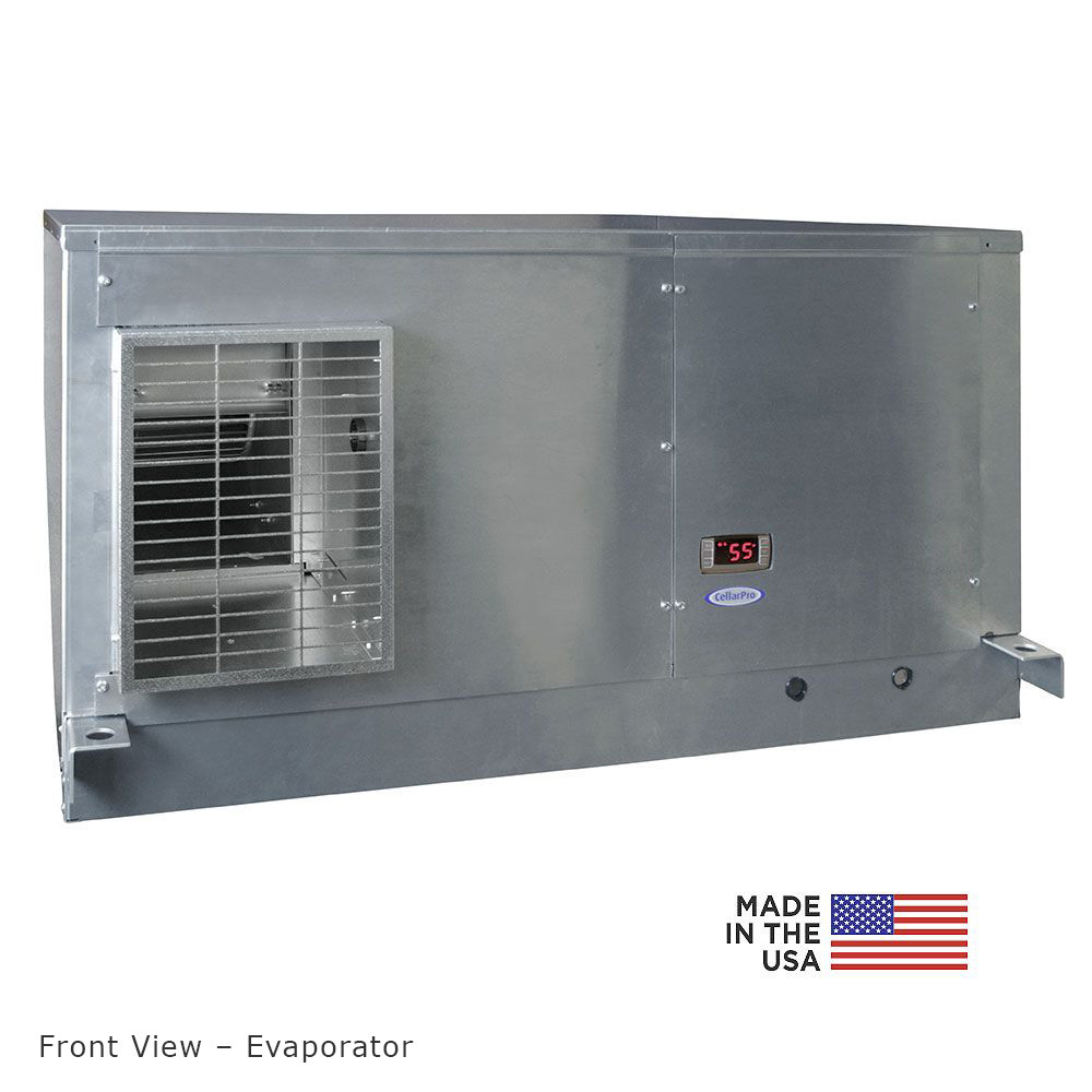 a front view of an evaporator made in the usa