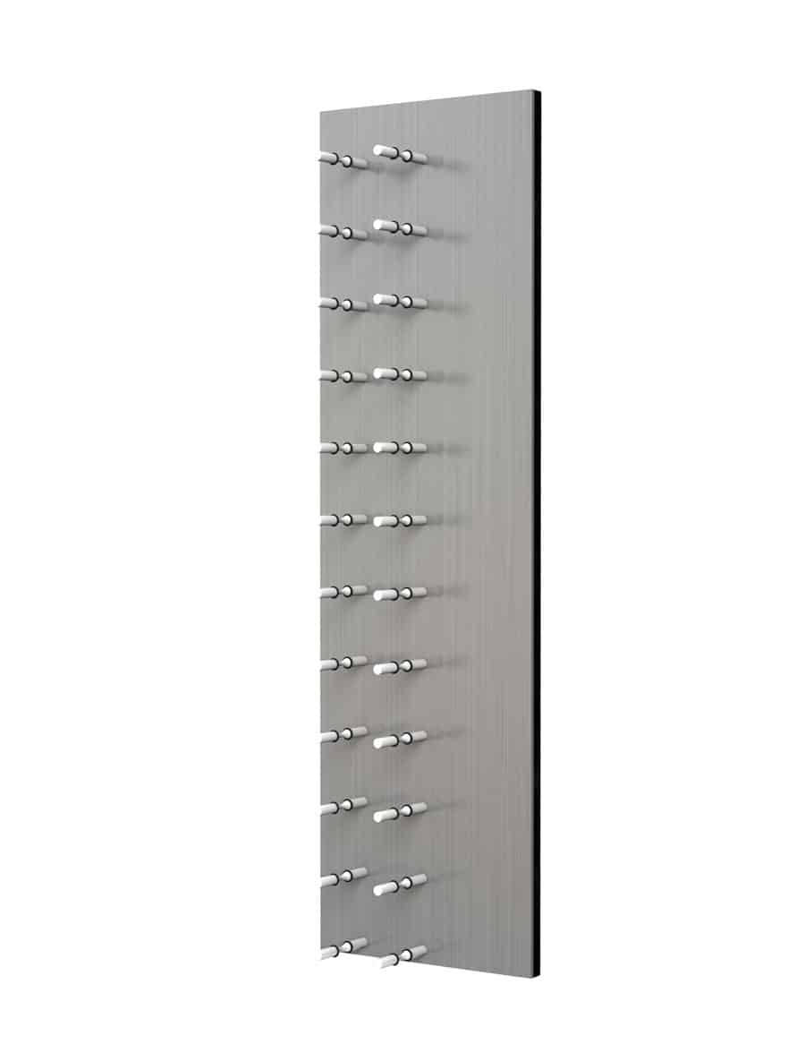 a row of metal hooks on a white background